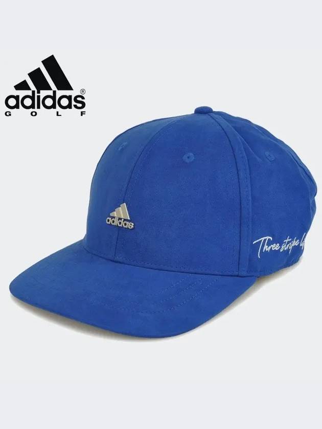 GD8770 Suede Logo Golf Cap Unisex - ADIDAS GOLF - BALAAN 1