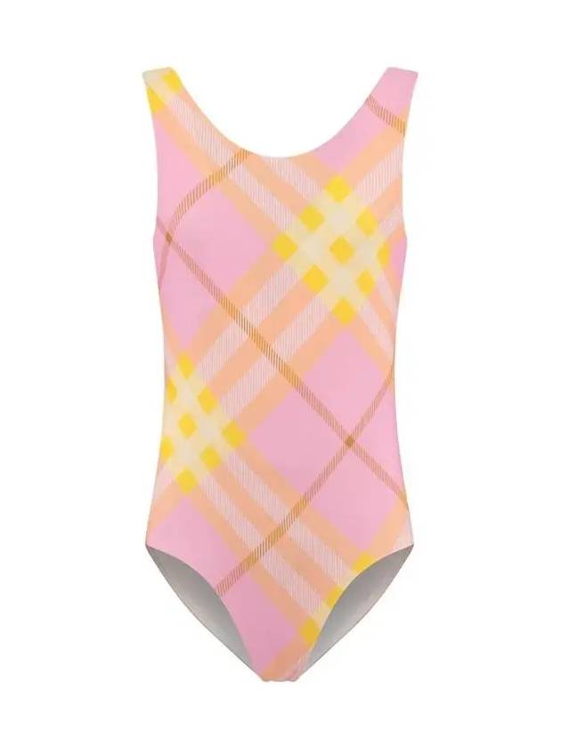 Kids Vintage Check Swimsuit Pink 8089047 - BURBERRY - BALAAN 2