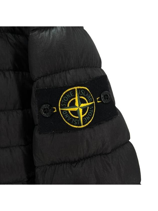 Lightweight padded hooded jacket black L size - STONE ISLAND - BALAAN 5