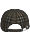 Mesh Overlay Check Ball Cap Beige - BURBERRY - BALAAN 5