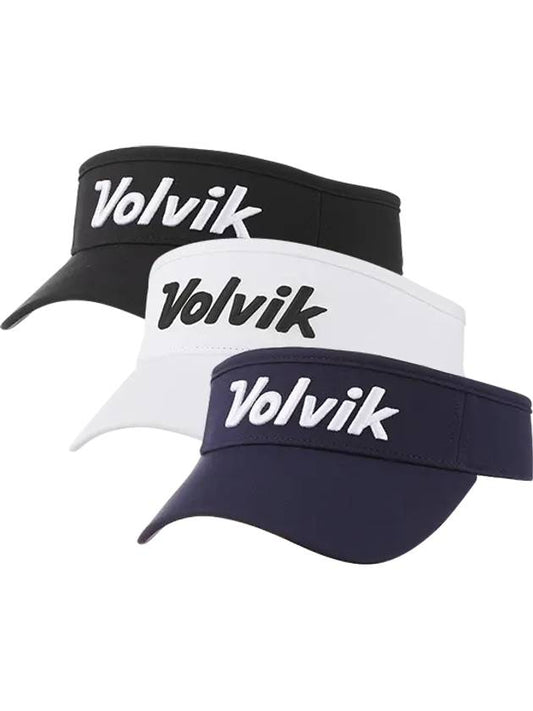 24 Year Signature Sun Visor Golf Hat Sun Cap Sun Visor Embroidered Logo UV Protection - VOLVIK - BALAAN 1