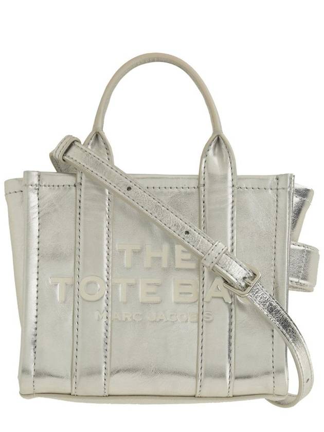 The Metallic Leather Cross Bag Silver - MARC JACOBS - BALAAN 5