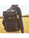 Essential Wax Backpack Olive - BARBOUR - BALAAN 2