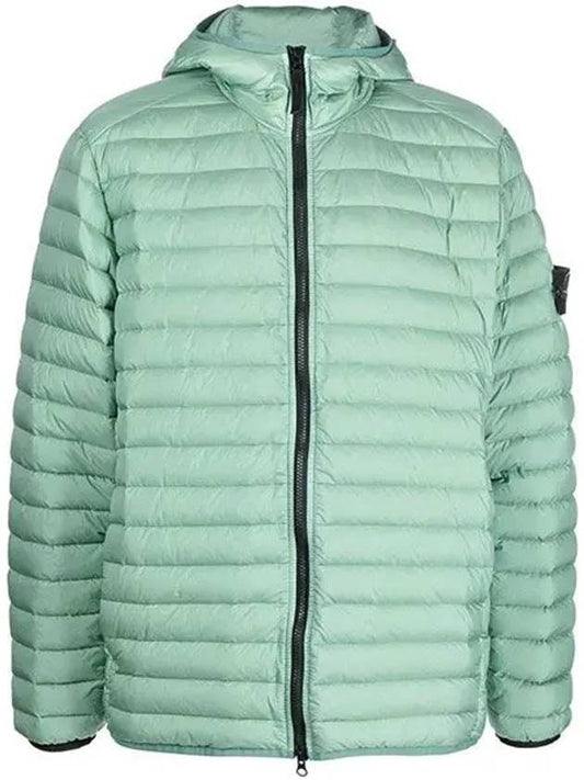 Loom Woven Chambers R-Nylon Down-TC Packable Jacket Green - STONE ISLAND - BALAAN.