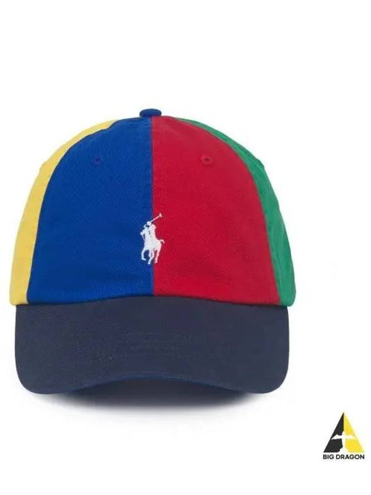 Pony Multi Twill Ball Cap - POLO RALPH LAUREN - BALAAN 1