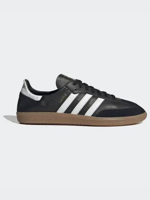 Samba Decon Leather Low Top Sneakers Core Black - ADIDAS - BALAAN 2