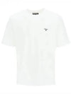 Embroidered Logo Round Neck Short Sleeve T-shirt White - BARBOUR - BALAAN 2