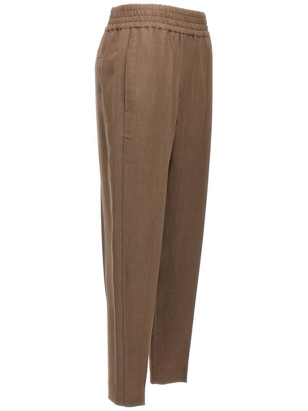 Brunello Cucinelli Linen Trousers - BRUNELLO CUCINELLI - BALAAN 3