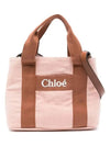 Kids Logo Embroidered Corduroy Tote Bag C20274 454 - CHLOE - BALAAN 2