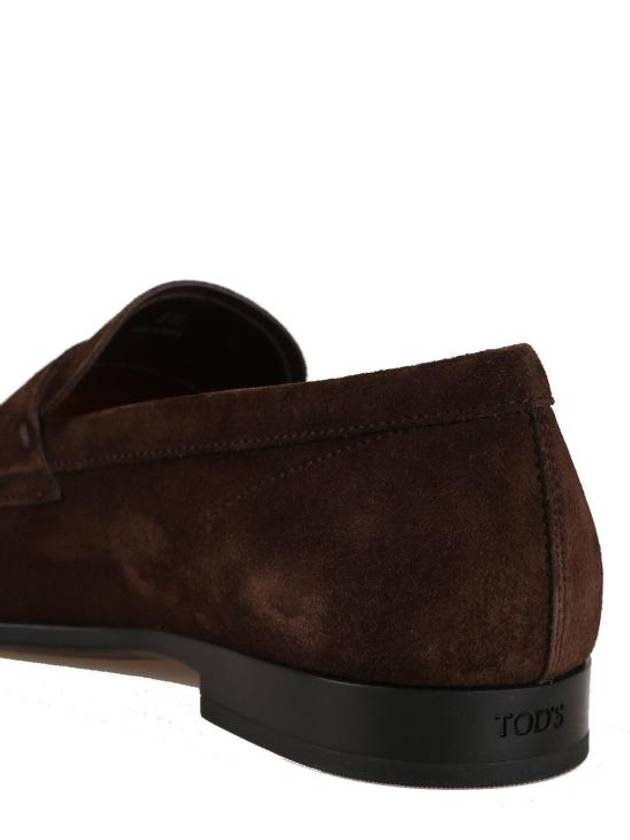 Men's Suede Penny Loafers Brown - TOD'S - BALAAN 7