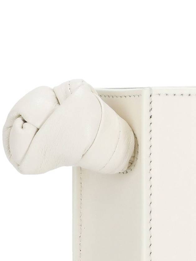 Tangle Shoulder Bag Ivory - JIL SANDER - BALAAN 4