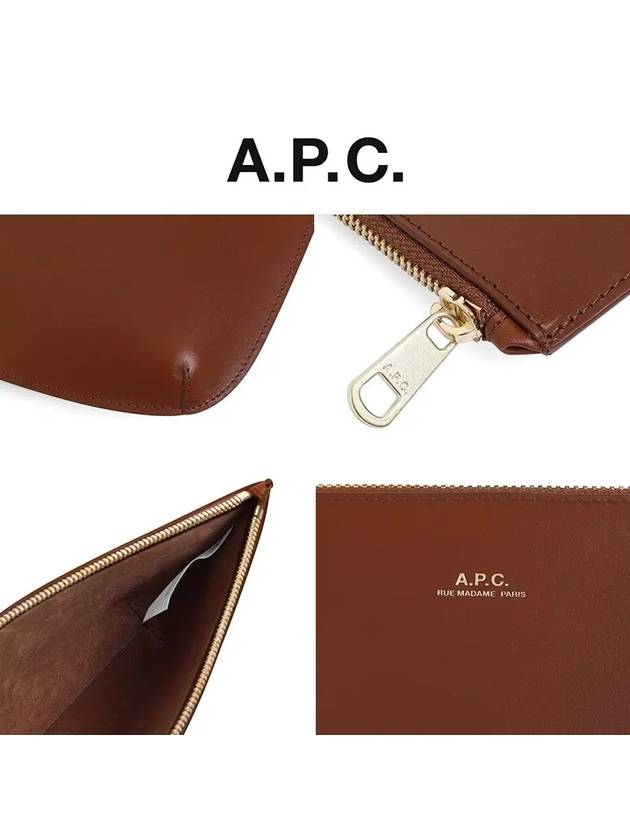 Sarah Clutch Bag Noisette - A.P.C. - BALAAN 5