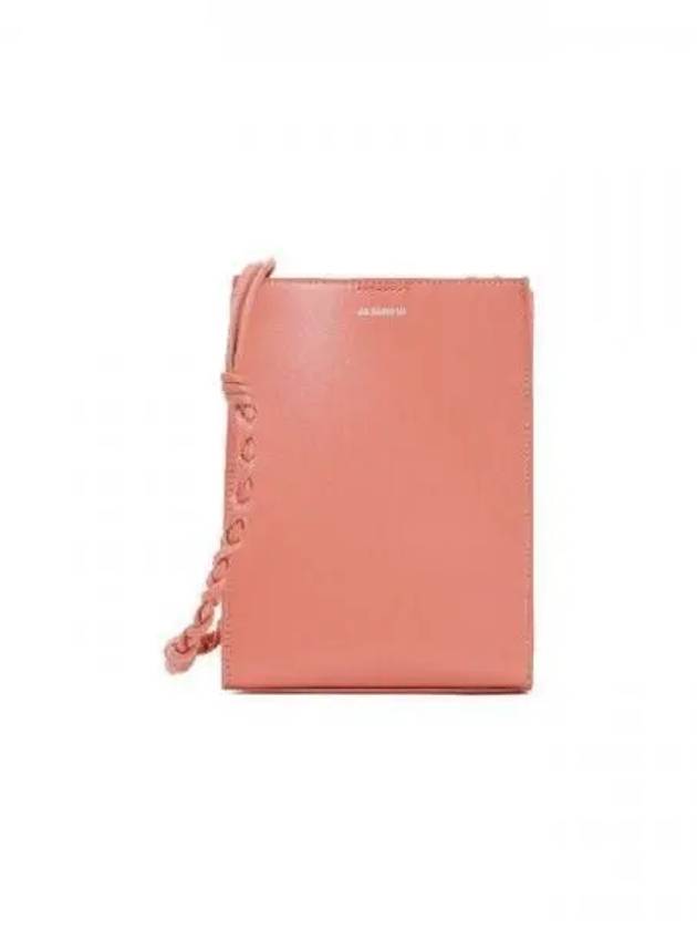 Women's Tangle Small Leather Shoulder Bag Pink - JIL SANDER - BALAAN 2