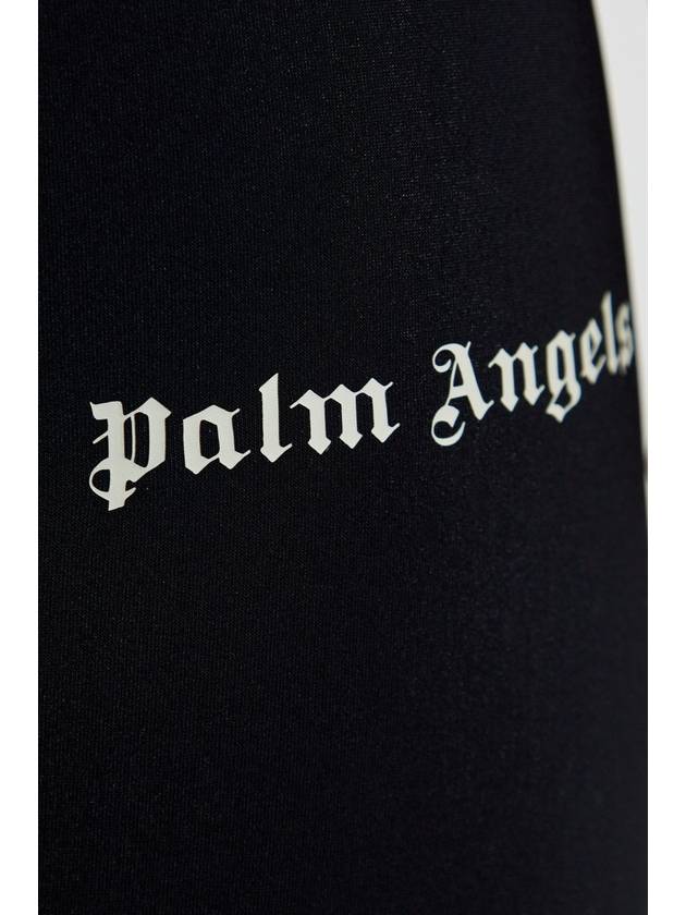 Palm Angels Logo Leggings, Women's, Black - PALM ANGELS - BALAAN 5