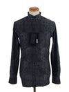 Skull Long Sleeve Shirt Dark Blue - PHILIPP PLEIN - BALAAN 3