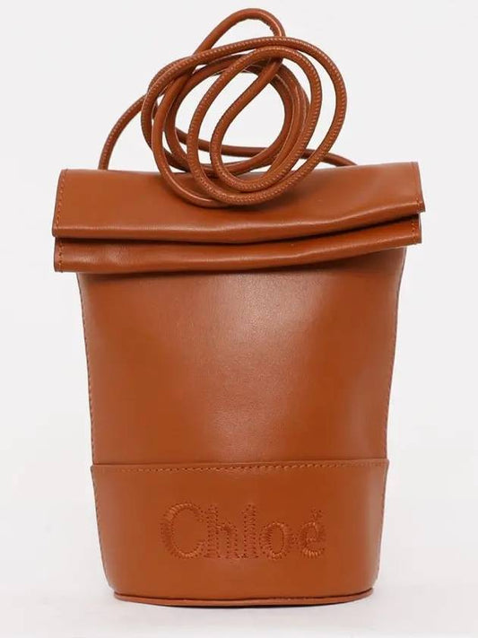 Logo Micro Bucket Bag Brown - CHLOE - BALAAN 2