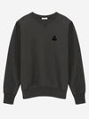 Men's Mike Logo Sweatshirt Dark Brown - ISABEL MARANT - BALAAN 3