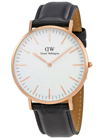 Daniel Wellington Sheffield Eggshell White Dial Men's Watch DW00100007 - DANIEL WELLINGTON - BALAAN 1