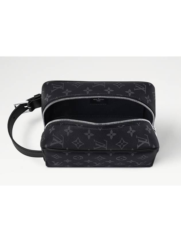 Trousse Toilette Locker Dopp Kit Monogram Eclipse Pouch Bag Black - LOUIS VUITTON - BALAAN 5