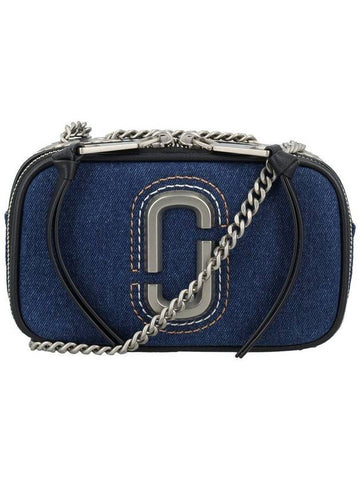 The Denim Chain Snapshot Cross Bag Blue - MARC JACOBS - BALAAN 1