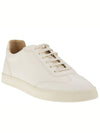 Deerskin Trainers Latex Sole Low Top Sneakers White - BRUNELLO CUCINELLI - BALAAN 3