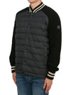 Padded cotton cardigan black - MONCLER - BALAAN 4