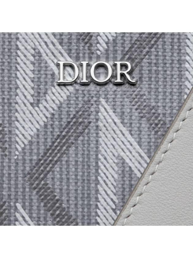 CD Diamond A5 Clutch Bag Grey - DIOR - BALAAN 6