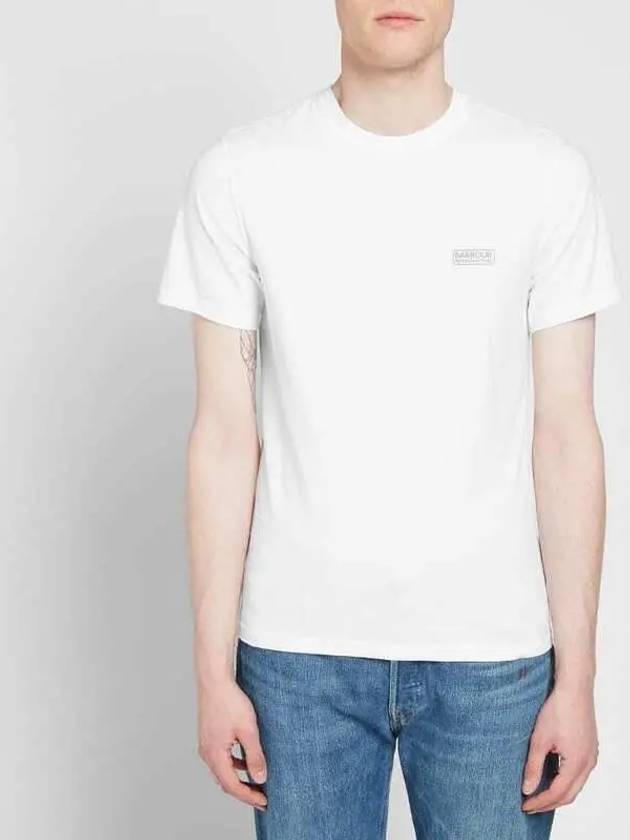 Men's International Small Logo Short Sleeve T-Shirt White - BARBOUR - BALAAN 3