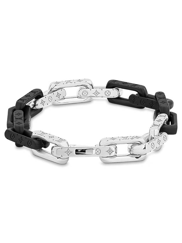 Monogram Chain Bracelet Silver - LOUIS VUITTON - BALAAN 3