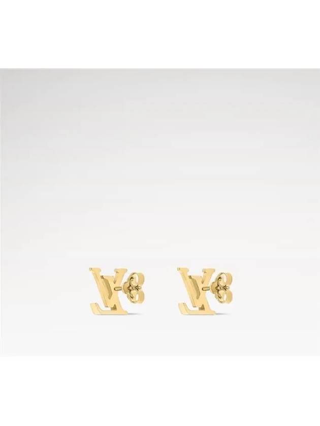 LV Iconic Earrings Gold - LOUIS VUITTON - BALAAN 4