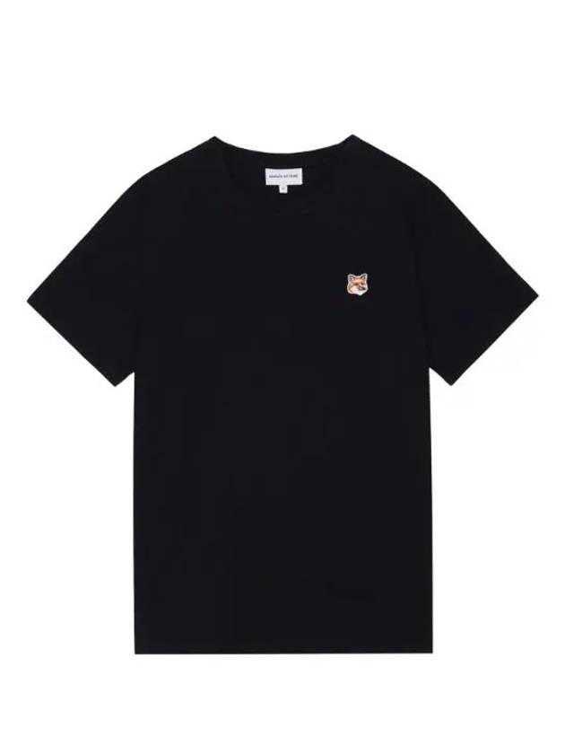 Fox Head Patch Classic Short Sleeve T-Shirt Black - MAISON KITSUNE - BALAAN 2