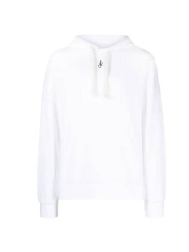 Anchor Embroidery Hoodie White - JW ANDERSON - BALAAN 1