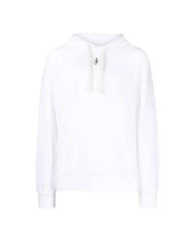 Anchor Embroidery Hoodie White - JW ANDERSON - BALAAN 1