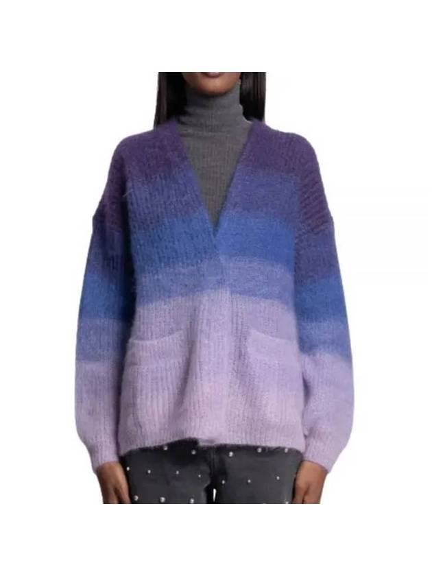 Dana Mohair Cardigan Purple - ISABEL MARANT - BALAAN 1