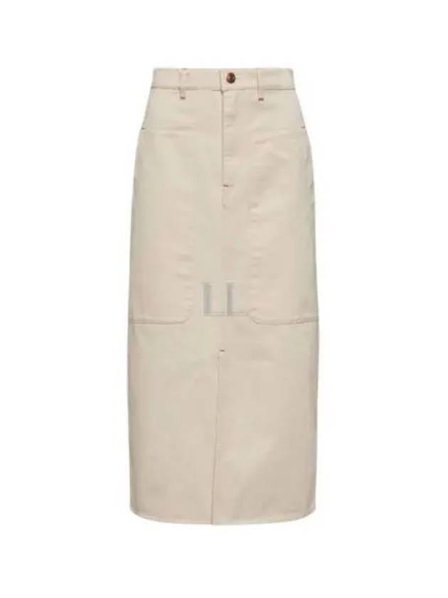 Flozia H Line Skirt Ivory - ISABEL MARANT - BALAAN 2