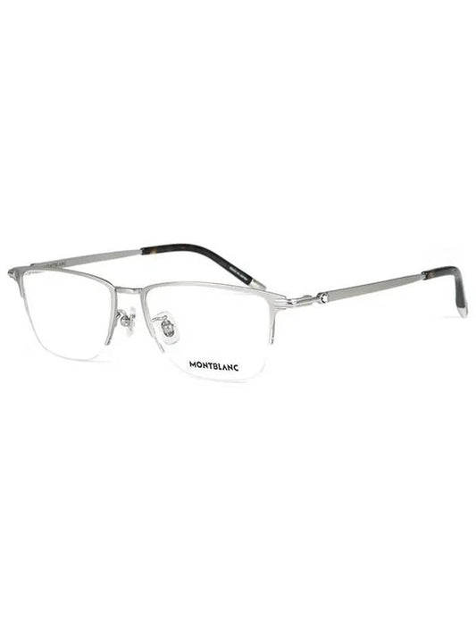 Titanium Semi-Rimless Eyeglasses Silver - MONTBLANC - BALAAN 2