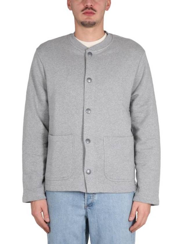 Men's Stevie Cardigan Grey - A.P.C. - BALAAN 2