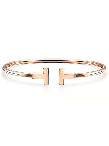 Tiffany T wire bracelet rose gold 33263465 33419759 - TIFFANY & CO. - BALAAN 1