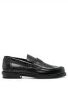 Lizard Skin Effect Loafers Black - ALEXANDER MCQUEEN - BALAAN 2