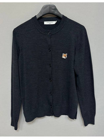 fox head patch cardigan 55 - MAISON KITSUNE - BALAAN 1