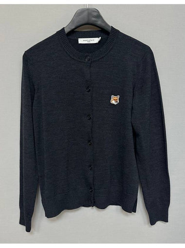 fox head patch cardigan 55 - MAISON KITSUNE - BALAAN 1