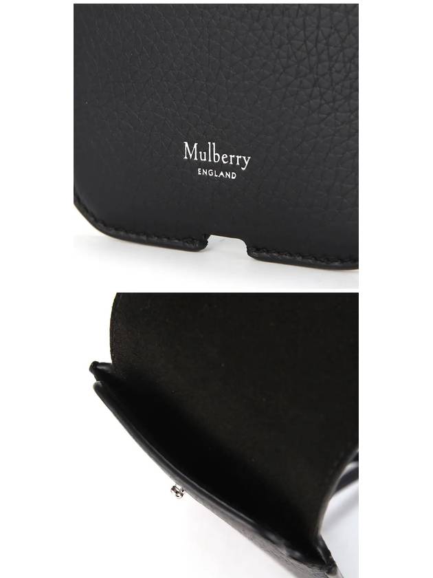 Heavy Grain City Phone Pouch Bag Black - MULBERRY - BALAAN 4