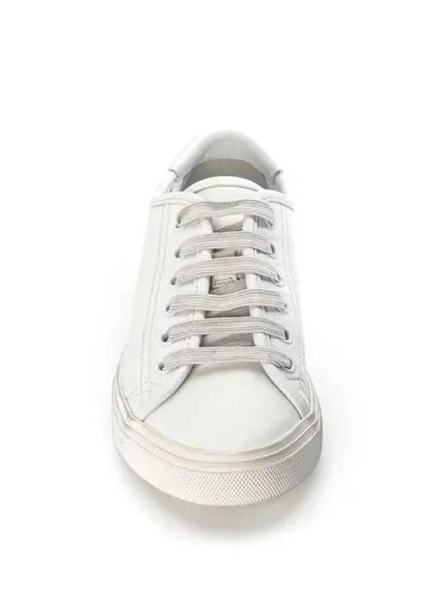 Malibu Logo Low Top Sneakers White - SAINT LAURENT - BALAAN 6