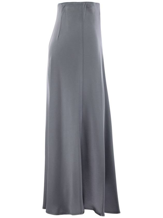 Satin effect long skirt - HERNO - BALAAN 3