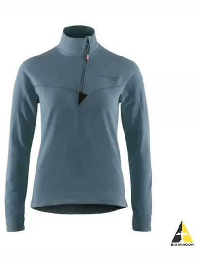 Women's Sigyn Half Zip Sweatshirt Thistle Blue - KLATTERMUSEN - BALAAN 2