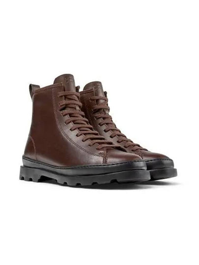 Brutus Medium Lace-Up Worker Boots Brown - CAMPER - BALAAN 2