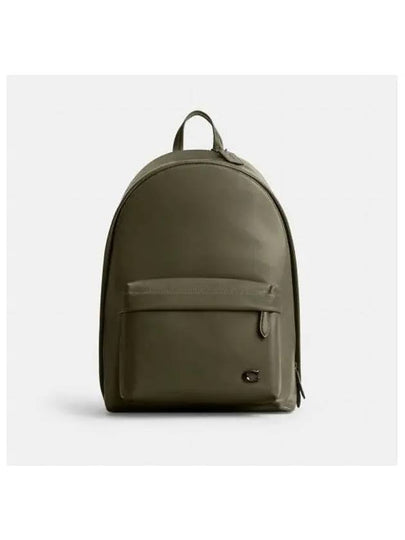 Hall Leather Backpack Green - COACH - BALAAN 2