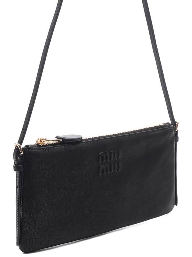 Nappa Leather Mini Pouch Bag Black - MIU MIU - BALAAN 4