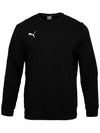 TEAM GOAL Crew Neck Sweatshirt Black - PUMA - BALAAN 3