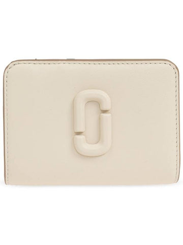 Marc Jacobs Wallet ‘The J Marc Mini’, Women's, Cream - MARC JACOBS - BALAAN 1